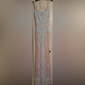 Winsdor Mermaid Sequin Prom Dress